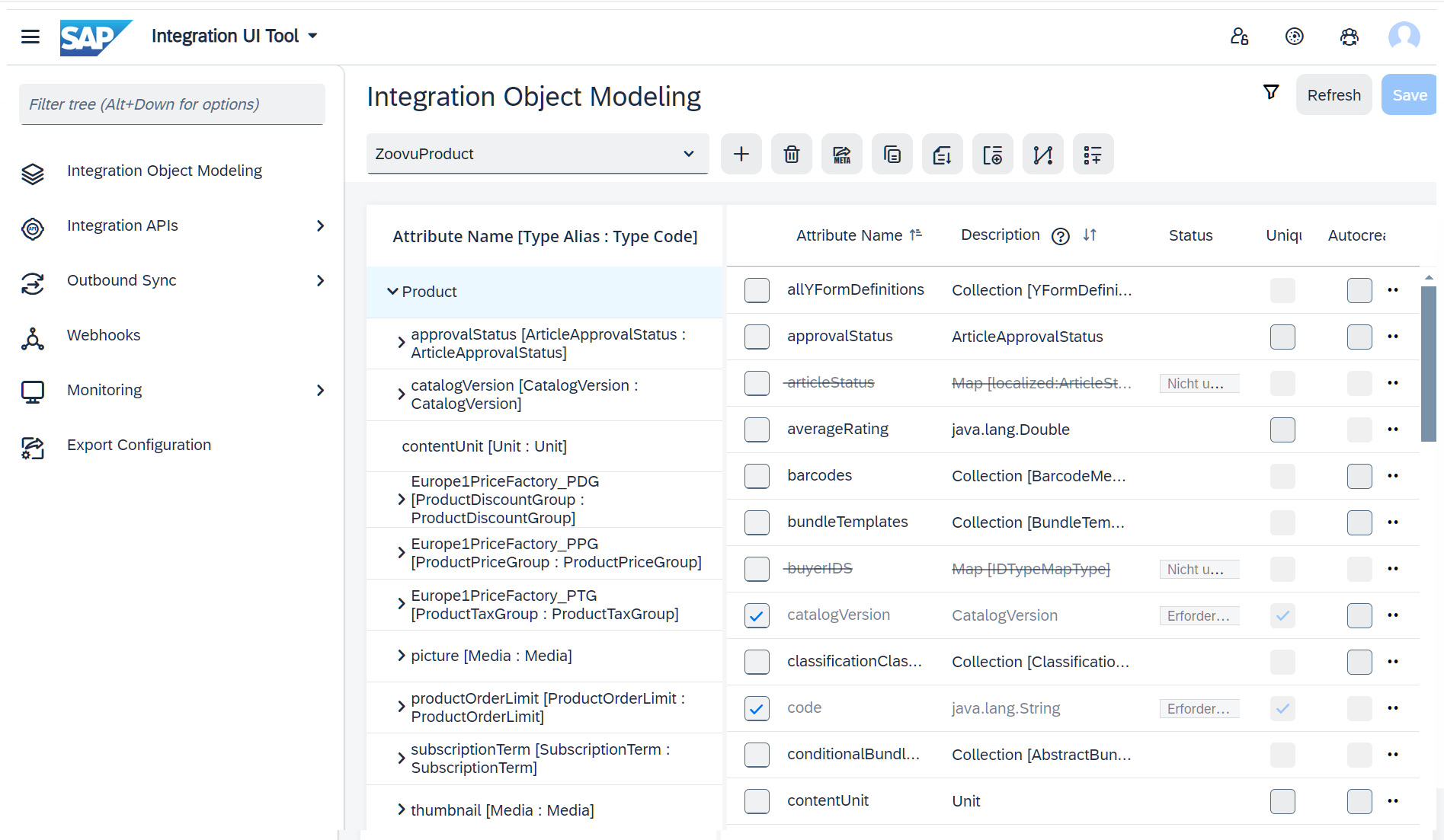 Create new Integation Object